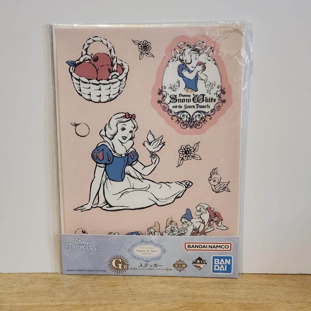 *4 for $20* Snow White Stickers / Decals from Japan - Disney Princess Bandai